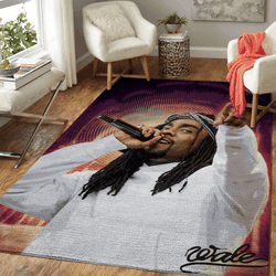 Wale Rap Music Art For Fans Area Rug Living Room Carpet Rug Regtangle Carpet Floor Decor Home Decor