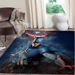 Captain America Movie Area Rug Living Room Rug Home Decor 20030441