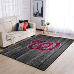 washington nationals mlb area rugs baseball living room carpet team logo wooden home rug regtangle carpet floor decor home decor 0