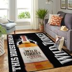 wild turkey area rug this house runs on ofd 20030914 area rug living room carpet rug regtangle carpet floor decor home decor 0