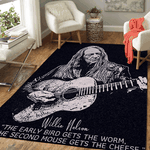 willie nelson quotes the early bird gets the worm art area rug area rug living room carpet rug regtangle carpet floor decor home decor 0