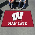 wisconsin badgers area rug football living room carpet home rug regtangle carpet floor decor home decor 0
