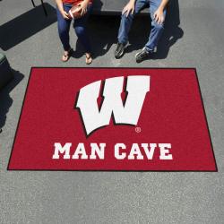 Wisconsin Badgers Ncaa Team Logo Nice Gift Home Decor Living Room Rug V11129 2