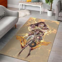 Wonder Woman Super Hero Dc Comic Movies Area Rugs Living Room Carpet