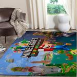woof woof beagle pattern print area rug living room rug home decor 0