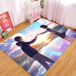 Your Name Anime 2 Area Rug Living Room And Bed Room Rug Rug Regtangle Carpet Floor Decor Home Decor