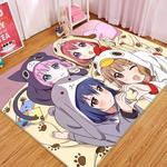 yuruyuri anime 4 area rug living room and bed room rug rug regtangle carpet floor decor home decor 0