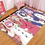 yuruyuri anime 5 area rug living room and bed room rug rug regtangle carpet floor decor home decor 0