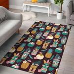 zebra neon pattern print area rug living room rug home decor 0