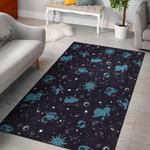 zodiac constellation pattern print area rug living room rug home decor 0
