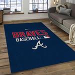 mlb atlanta braves baseball team logo rectangle area dark room ab06