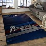 mlb atlanta braves baseball team logo rectangle area dark room ab07