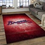mlb atlanta braves baseball team logo rectangle area dark room ab10