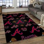 mlb atlanta braves baseball team logo rectangle area dark room ab11