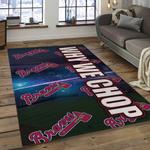 mlb atlanta braves baseball team logo rectangle area dark room ab31