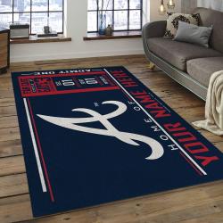 MLB Atlanta Braves Baseball Team Logo Rectangle Area AB41