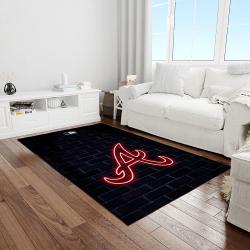 mlb atlanta braves baseball team logo rectangle area light room ab28