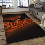 mlb baltimore orioles baseball team logo rectangle area dark room bo06