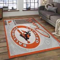 MLB Baltimore Orioles Baseball Team Logo Rectangle Area BO35