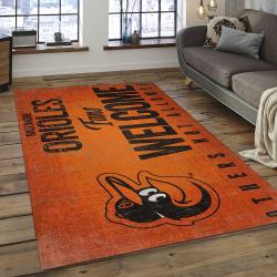 MLB Baltimore Orioles Baseball Team Logo Rectangle Area BO38
