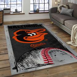 MLB Baltimore Orioles Baseball Team Logo Rectangle Area BO42