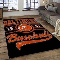 MLB Baltimore Orioles Baseball Team Logo Rectangle Area BO47