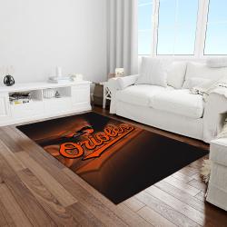 mlb baltimore orioles baseball team logo rectangle area light room bo06