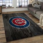 mlb chicago cubs baseball team logo rectangle area dark room cc04