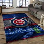 mlb chicago cubs baseball team logo rectangle area dark room cc34