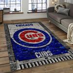 mlb chicago cubs baseball team logo rectangle area dark room cc43