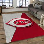 mlb cincinnati reds baseball team logo rectangle area dark room cr06