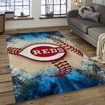 mlb cincinnati reds baseball team logo rectangle area dark room cr12