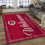 mlb cincinnati reds baseball team logo rectangle area dark room cr15