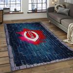 mlb cincinnati reds baseball team logo rectangle area dark room cr16