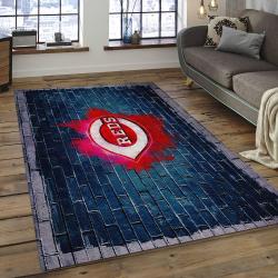 MLB Cincinnati Reds Baseball Team Logo Rectangle Area CR16