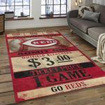 mlb cincinnati reds baseball team logo rectangle area dark room cr17