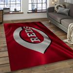 mlb cincinnati reds baseball team logo rectangle area dark room cr19