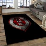 mlb cincinnati reds baseball team logo rectangle area dark room cr24