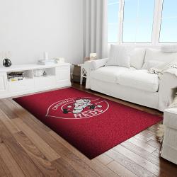 mlb cincinnati reds baseball team logo rectangle area light room cr05