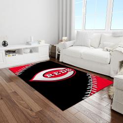 mlb cincinnati reds baseball team logo rectangle area light room cr09