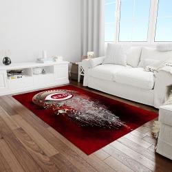 mlb cincinnati reds baseball team logo rectangle area light room cr18