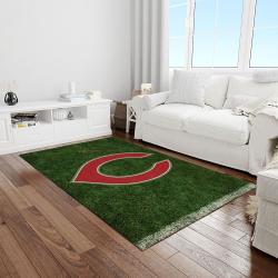 mlb cincinnati reds baseball team logo rectangle area light room cr22