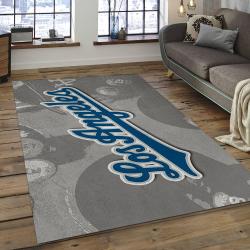 MLB Los Angeles Dodgers Baseball Team Logo Rectangle Area LAD16