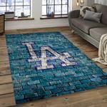 mlb los angeles dodgers baseball team logo rectangle area dark room lad17