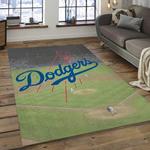 mlb los angeles dodgers baseball team logo rectangle area dark room lad26