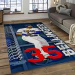 mlb los angeles dodgers baseball team logo rectangle area dark room lad27