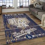 mlb los angeles dodgers baseball team logo rectangle area dark room lad29
