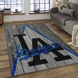 MLB Los Angeles Dodgers Baseball Team Logo Rectangle Area LAD42
