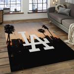mlb los angeles dodgers baseball team logo rectangle area dark room lad43