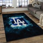 mlb los angeles dodgers baseball team logo rectangle area dark room lad45